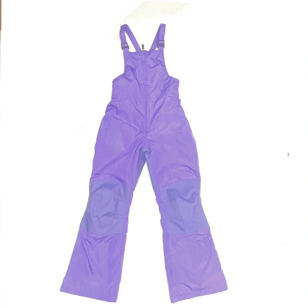 Lands End Youth Girls Winter Jacket & Snow Bib Bundle
